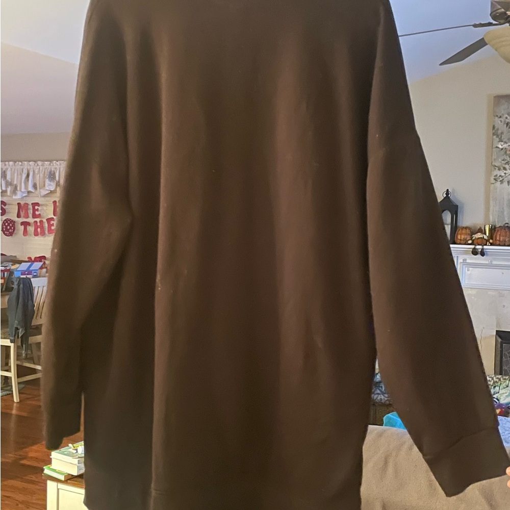 Black 'Holiday Vibes' Sweatshirt - Picture 2 of 4